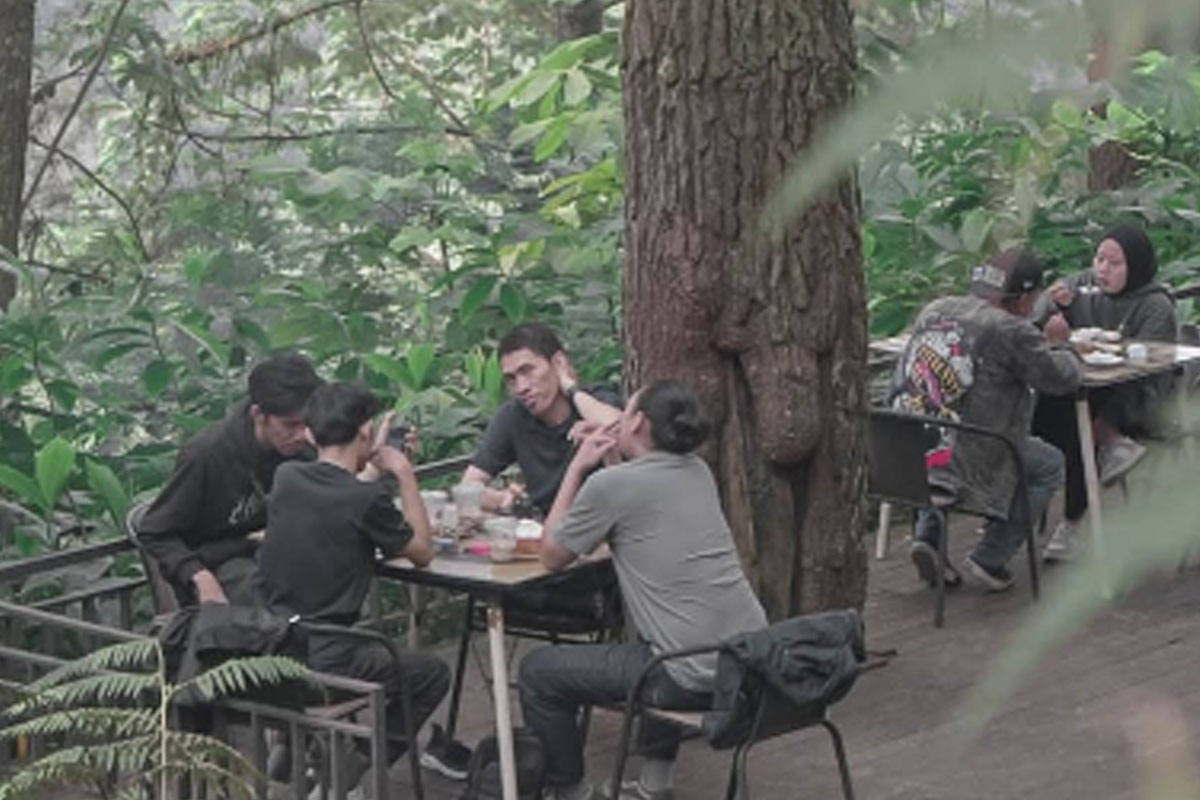 Piring Daong jadi cafe dengan view bagus di Bogor. (Instagram Piring Daong)