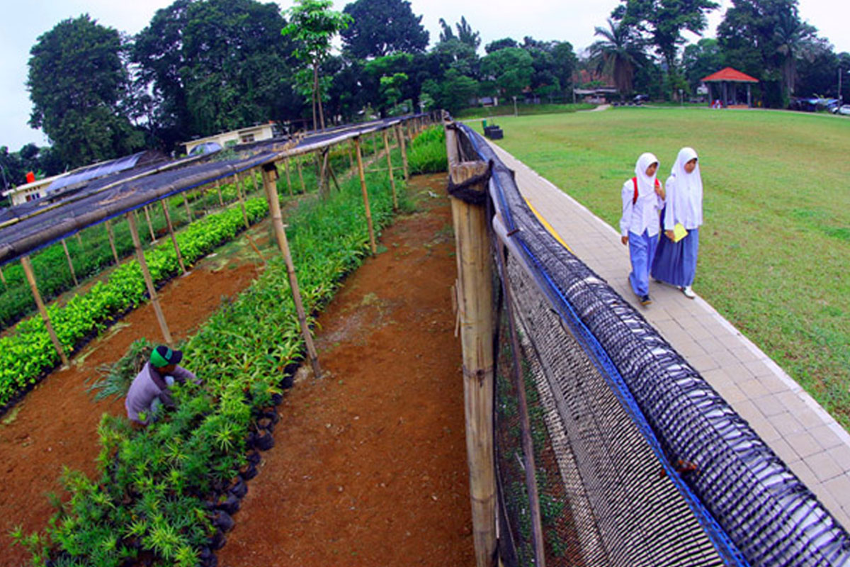 Taman Heulang tempat lari pagi rekomendasi di Bogor. (Pemkot Bogor)