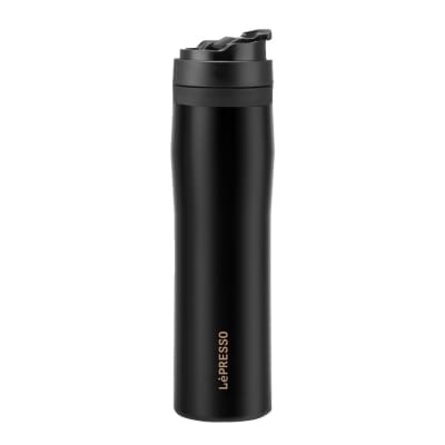 LePresso Paslanmaz Çelik Taşınabilir French Press - Siyah