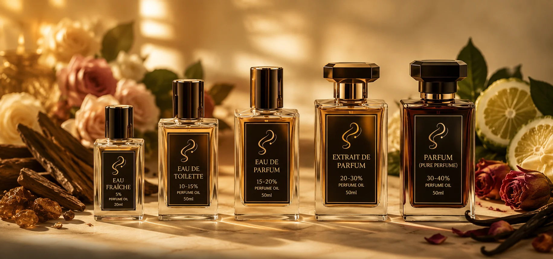 Perfume Concentrations Explained: EDT vs EDP vs Parfum vs Elixir
