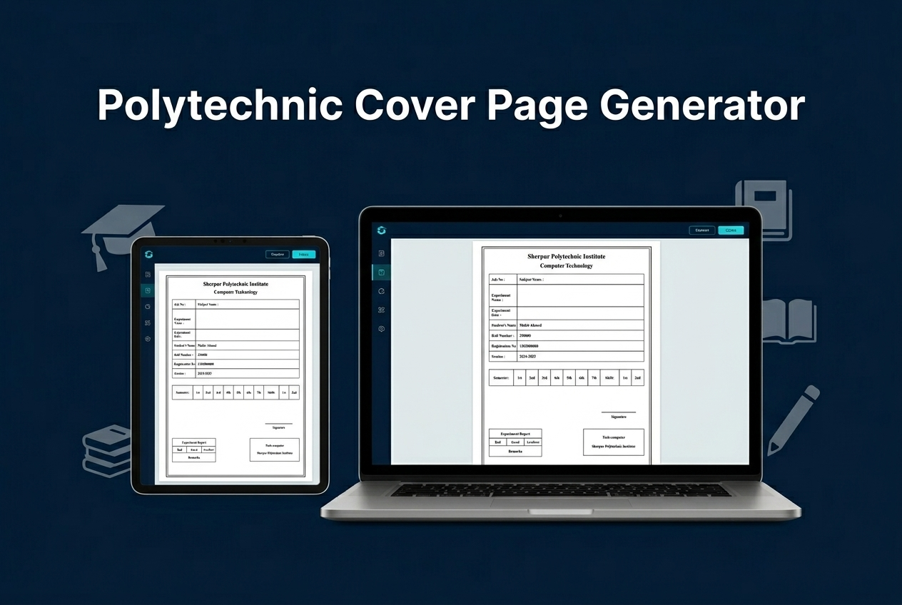 Polytechnic Cover Page Generator