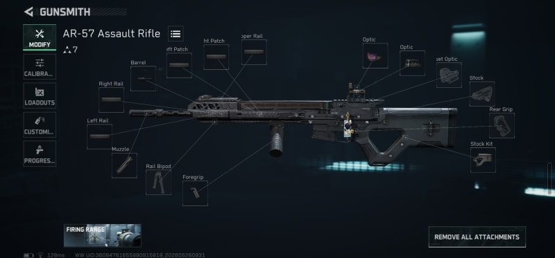 Build screenshot
