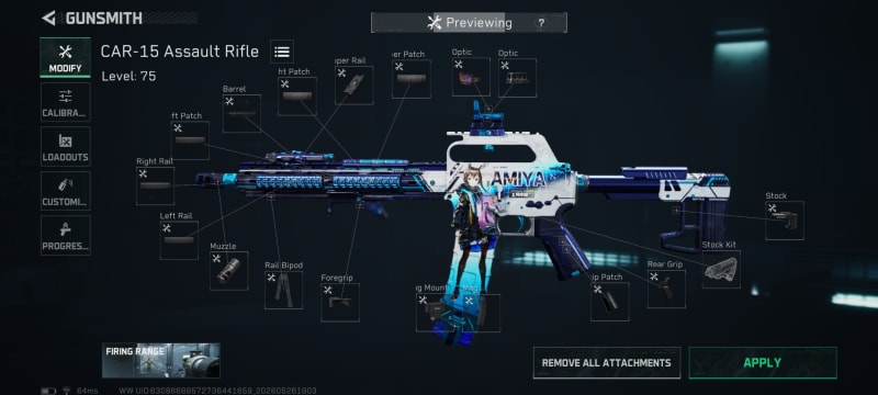 Build screenshot