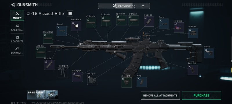 Build screenshot