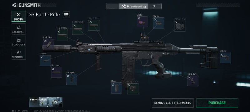 Build screenshot