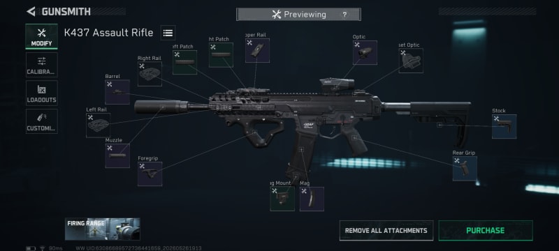 Build screenshot