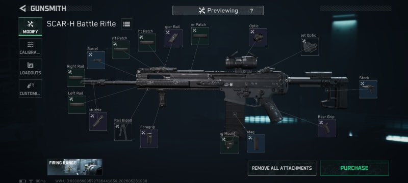 Build screenshot