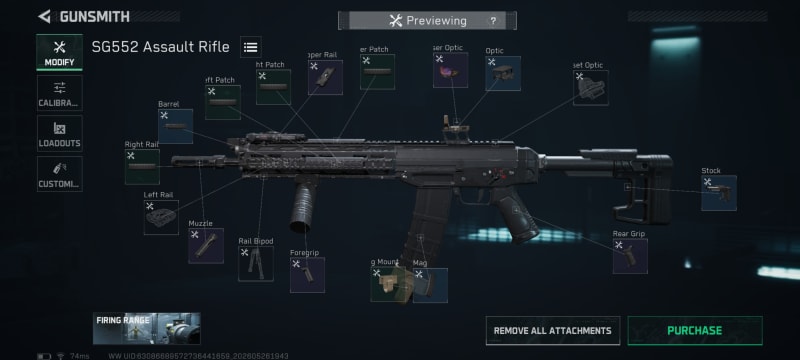 Build screenshot
