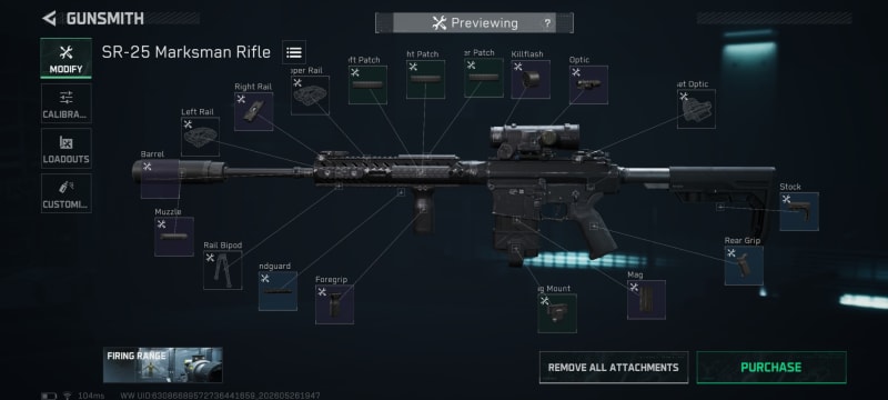 Build screenshot