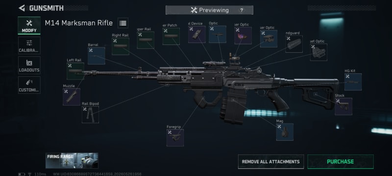 Build screenshot