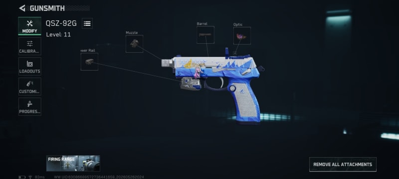Build screenshot