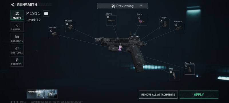 Build screenshot
