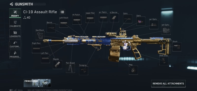 Build screenshot
