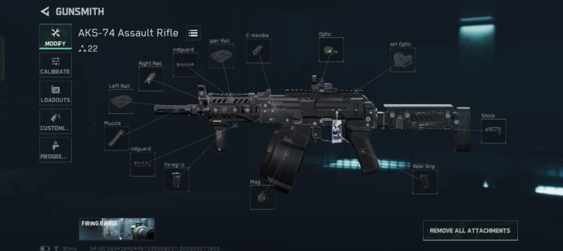 Build screenshot