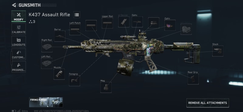 Build screenshot