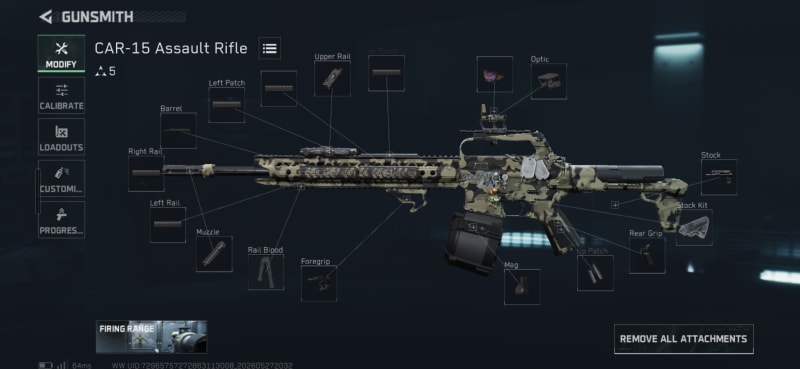 Build screenshot