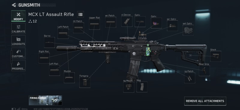 Build screenshot