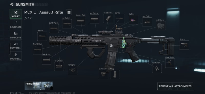Build screenshot