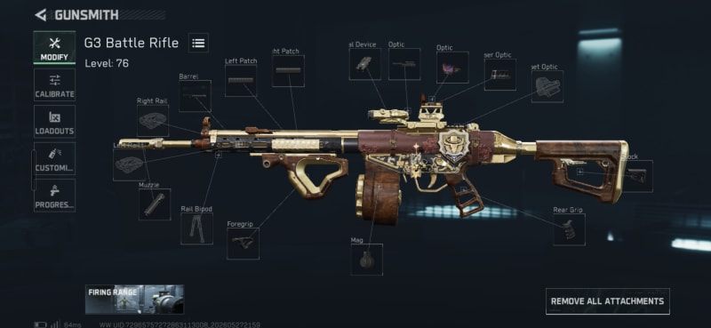 Build screenshot