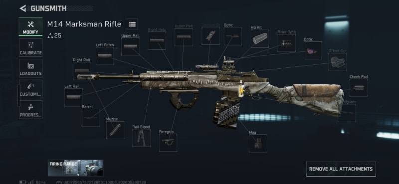Build screenshot