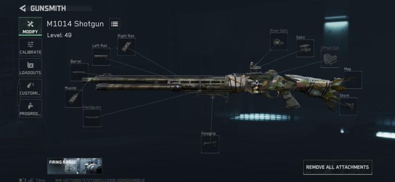 Build screenshot