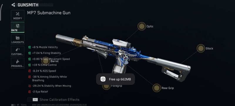 Build screenshot