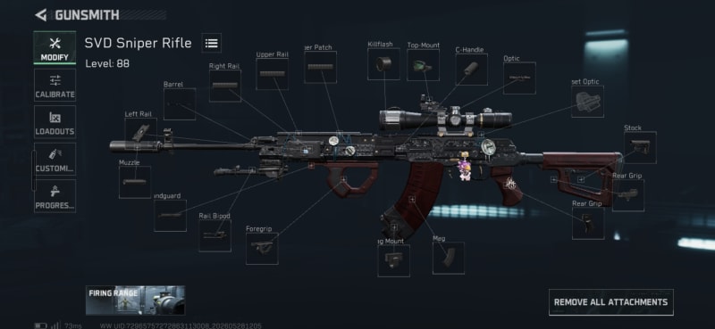 Build screenshot