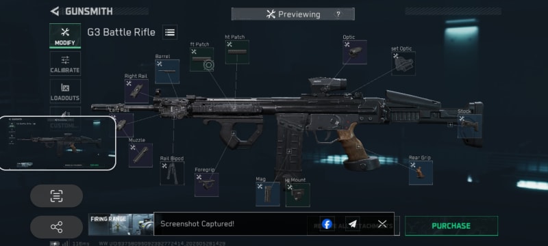 Build screenshot