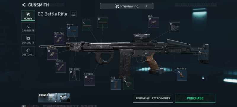 Build screenshot