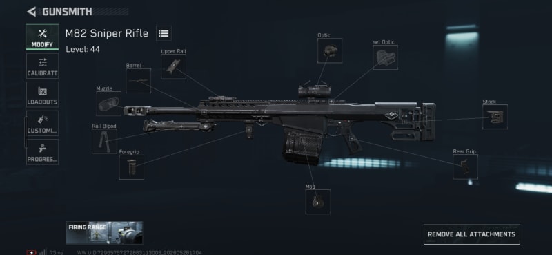 Build screenshot