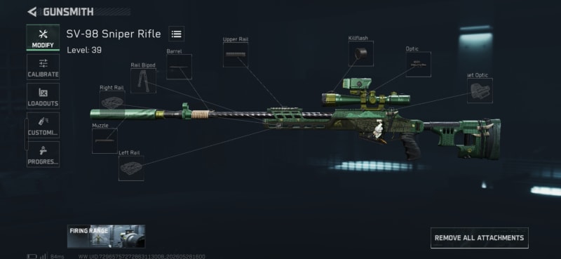 Build screenshot
