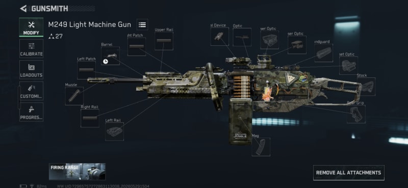 Build screenshot