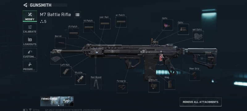 Build screenshot