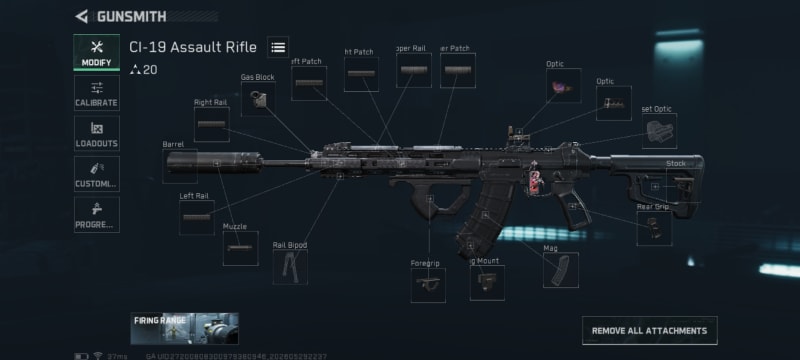 Build screenshot