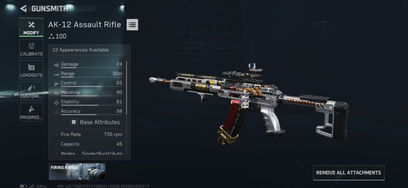 Build screenshot