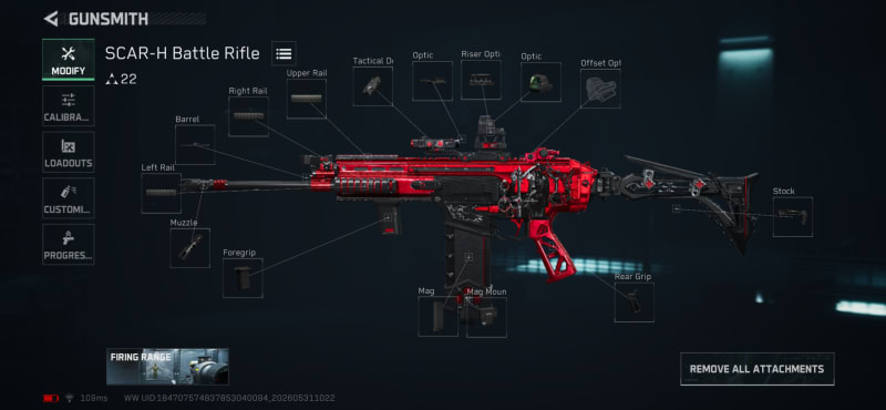 Build screenshot