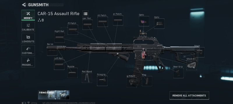 Build screenshot