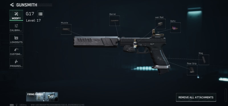 Build screenshot