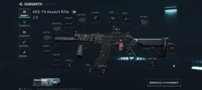 Build screenshot