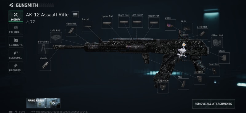 Build screenshot