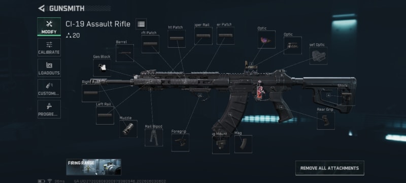 Build screenshot