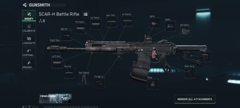 Build screenshot