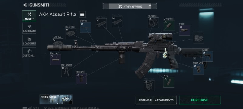 Build screenshot