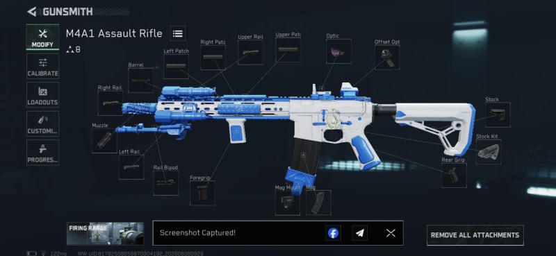 Build screenshot