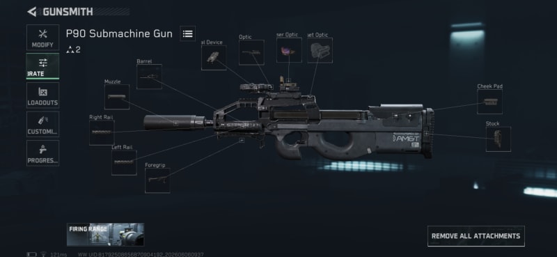 Build screenshot