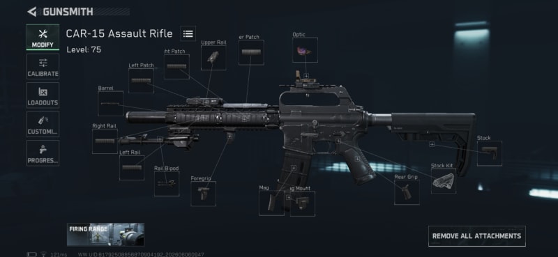 Build screenshot