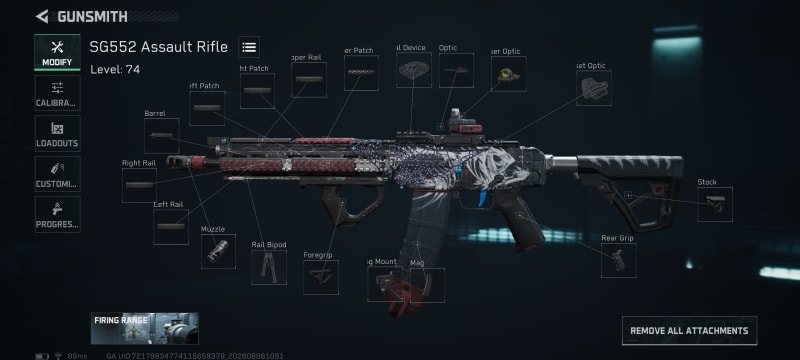 Build screenshot