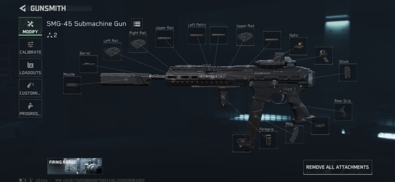 Build screenshot