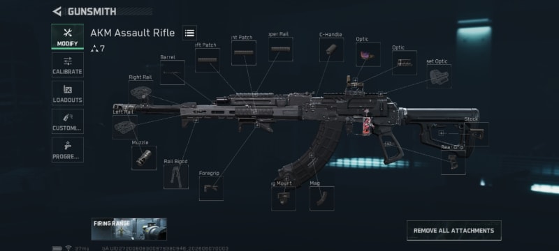 Build screenshot