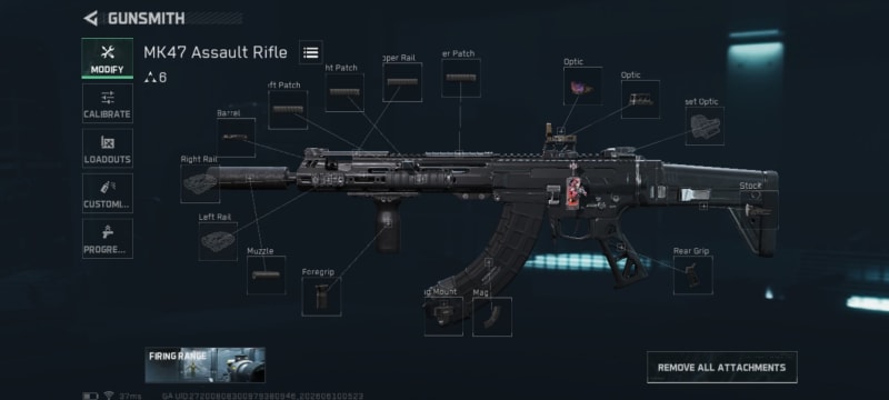 Build screenshot